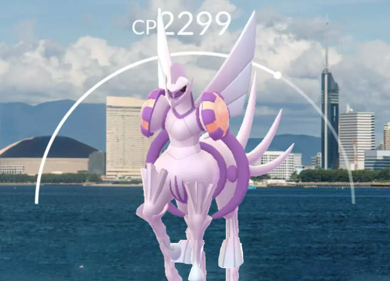 #484 Background  Spacial Rend Palkia Legit Battle Ready 6IVs In-game Delivery Pokemon Go